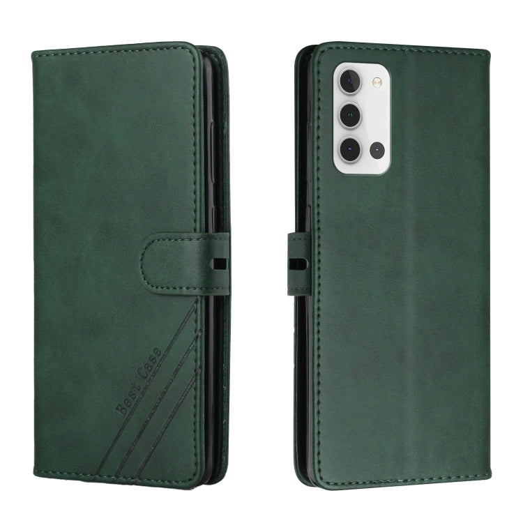 For Samsung Galaxy A22 4G Stitching Style 2-Color Cow Texture Horizontal Flip PU Leather Case with Holder & Card Slot & Lanyard