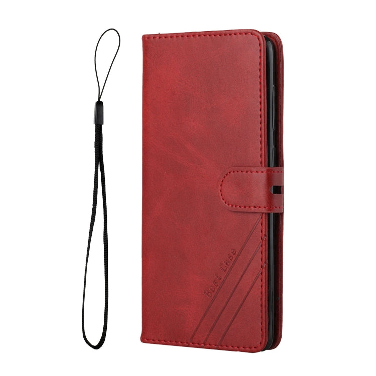 For Samsung Galaxy A32 4G Stitching Style 2-Color Cow Texture Horizontal Flip PU Leather Case with Holder & Card Slot & Lanyard