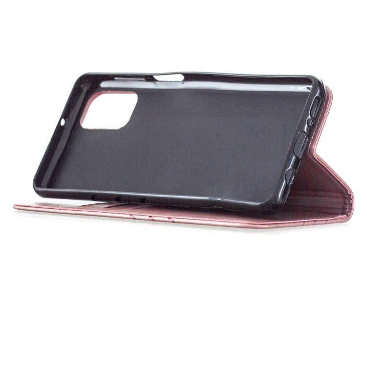 For Samsung Galaxy A42 5G Stitching Style 2-Color Cow Texture Horizontal Flip PU Leather Case with Holder & Card Slot & Lanyard