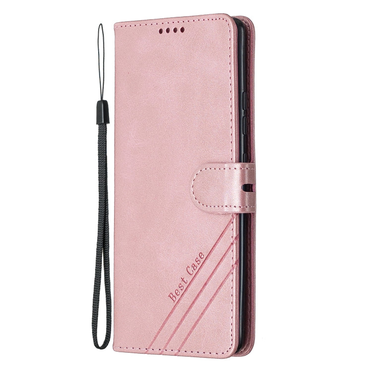 For Samsung Galaxy A51 5G Stitching Style 2-Color Cow Texture Horizontal Flip PU Leather Case with Holder & Card Slot & Lanyard