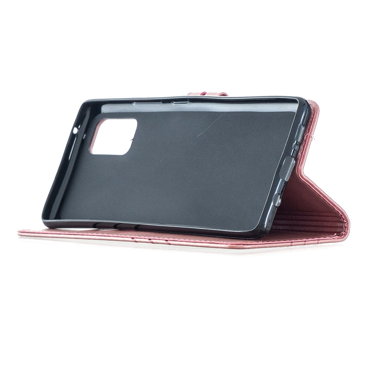 For Samsung Galaxy A71 5G Stitching Style 2-Color Cow Texture Horizontal Flip PU Leather Case with Holder & Card Slot & Lanyard