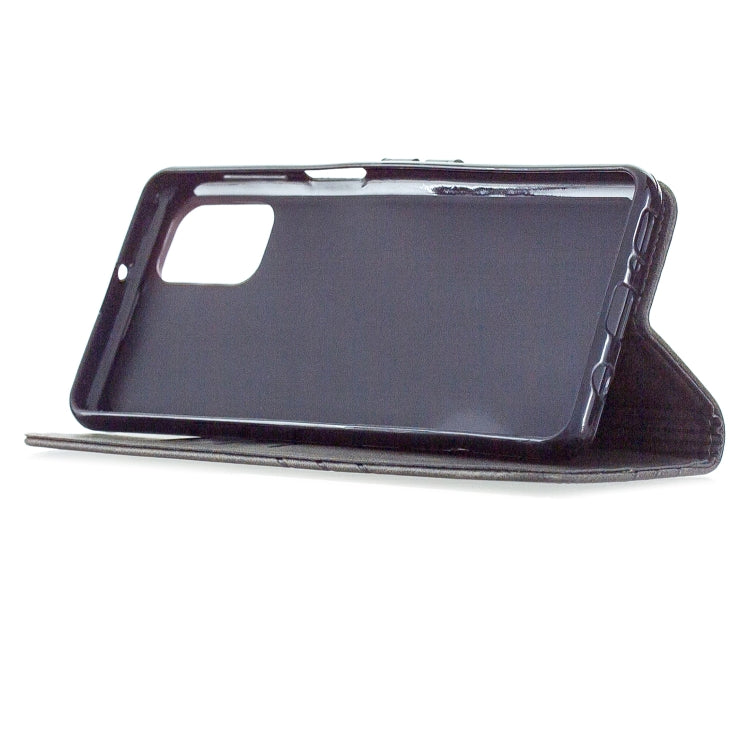For Samsung Galaxy M51 Stitching Style 2-Color Cow Texture Horizontal Flip PU Leather Case with Holder & Card Slot & Lanyard