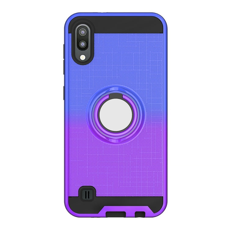 For Galaxy M10 / A10 2 In 1 PC + TPU Protective Case with 360 Degrees Rotate Ring Holder