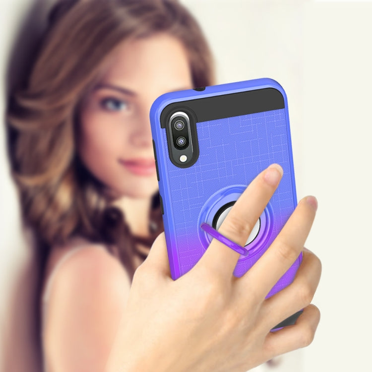 For Galaxy M10 / A10 2 In 1 PC + TPU Protective Case with 360 Degrees Rotate Ring Holder