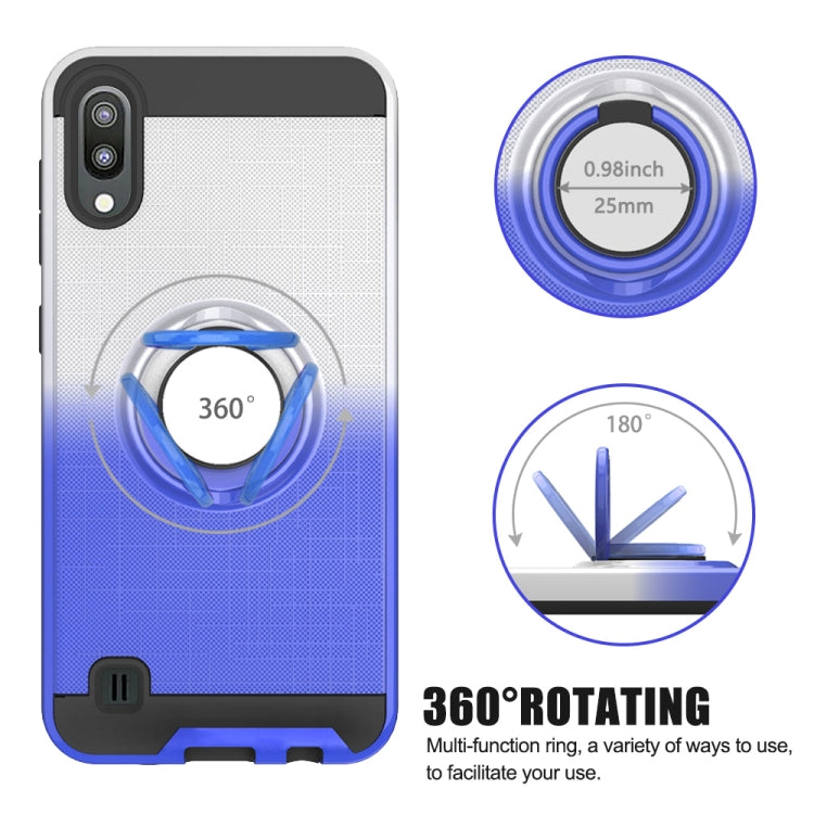 For Galaxy M10 / A10 2 In 1 PC + TPU Protective Case with 360 Degrees Rotate Ring Holder