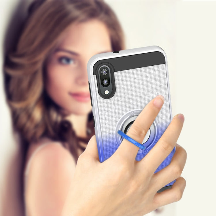 For Galaxy M10 / A10 2 In 1 PC + TPU Protective Case with 360 Degrees Rotate Ring Holder