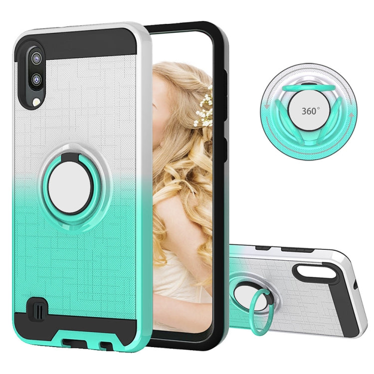 For Galaxy M10 / A10 2 In 1 PC + TPU Protective Case with 360 Degrees Rotate Ring Holder