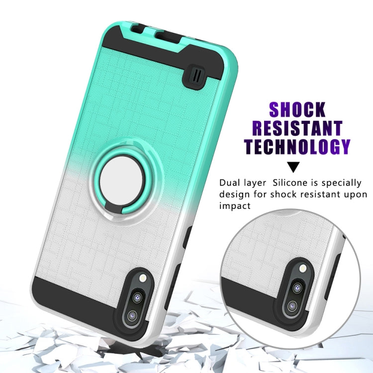 For Galaxy M10 / A10 2 In 1 PC + TPU Protective Case with 360 Degrees Rotate Ring Holder