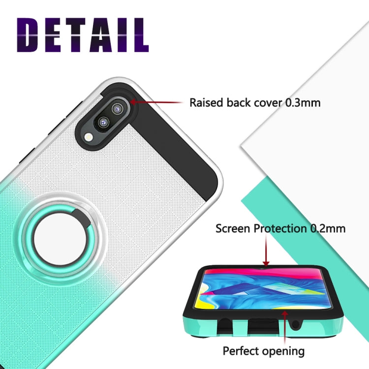 For Galaxy M10 / A10 2 In 1 PC + TPU Protective Case with 360 Degrees Rotate Ring Holder