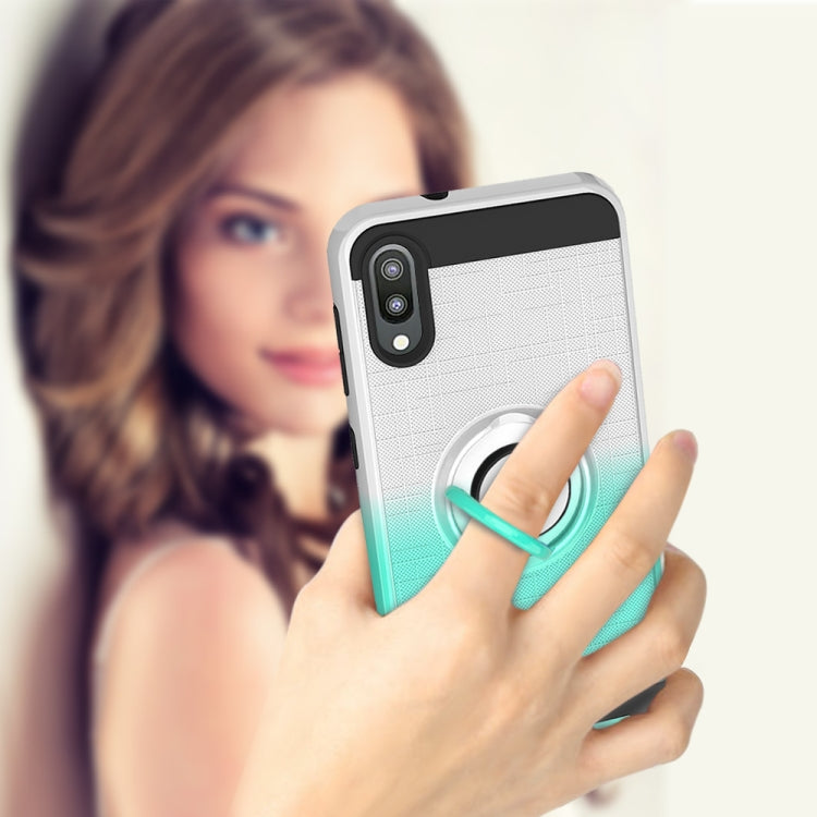 For Galaxy M10 / A10 2 In 1 PC + TPU Protective Case with 360 Degrees Rotate Ring Holder