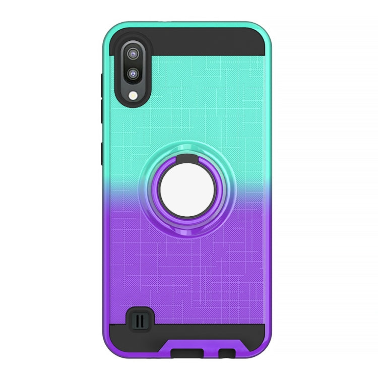 For Galaxy M10 / A10 2 In 1 PC + TPU Protective Case with 360 Degrees Rotate Ring Holder