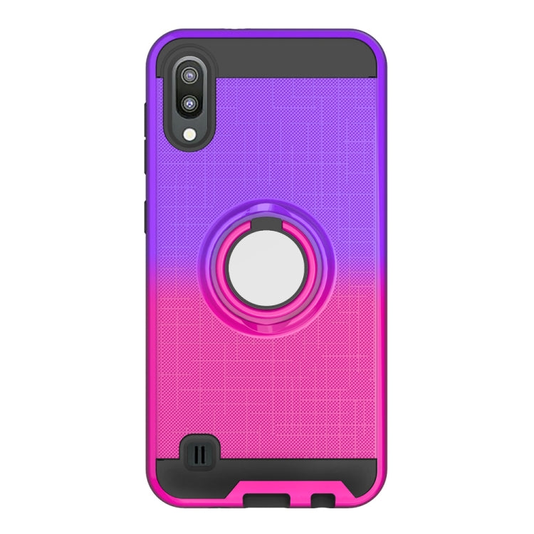 For Galaxy M10 / A10 2 In 1 PC + TPU Protective Case with 360 Degrees Rotate Ring Holder