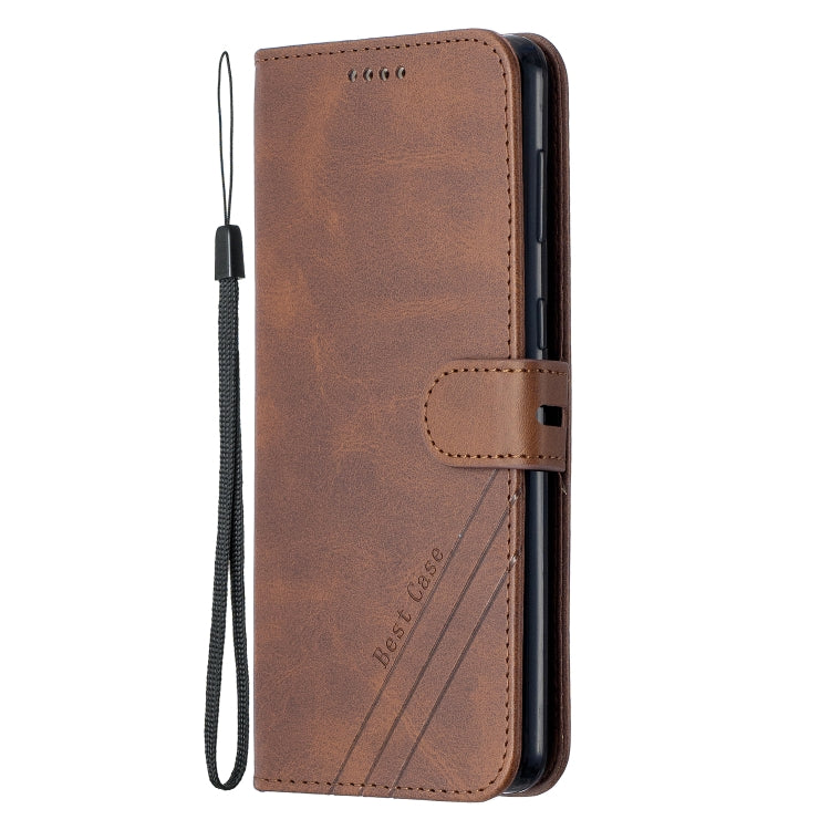 For Samsung Galaxy S21 5G Stitching Style 2-Color Cow Texture Horizontal Flip PU Leather Case with Holder & Card Slot & Lanyard