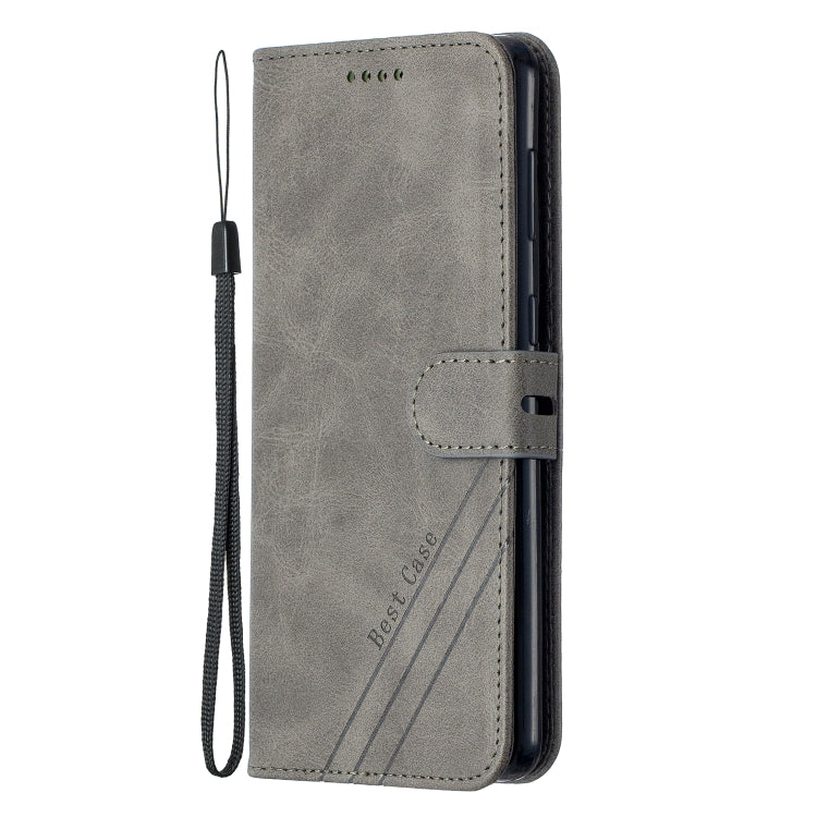 For Samsung Galaxy S21+ 5G Stitching Style 2-Color Cow Texture Horizontal Flip PU Leather Case with Holder & Card Slot & Lanyard