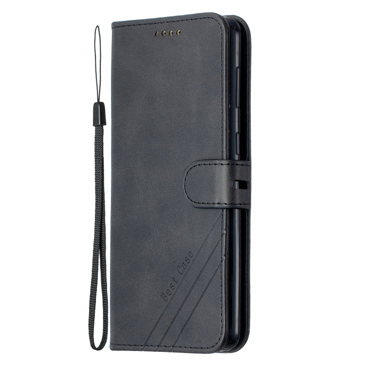 For Samsung Galaxy S21+ 5G Stitching Style 2-Color Cow Texture Horizontal Flip PU Leather Case with Holder & Card Slot & Lanyard