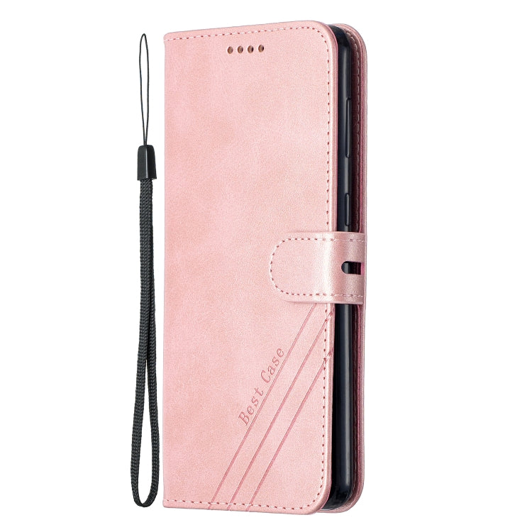 For Samsung Galaxy S21+ 5G Stitching Style 2-Color Cow Texture Horizontal Flip PU Leather Case with Holder & Card Slot & Lanyard