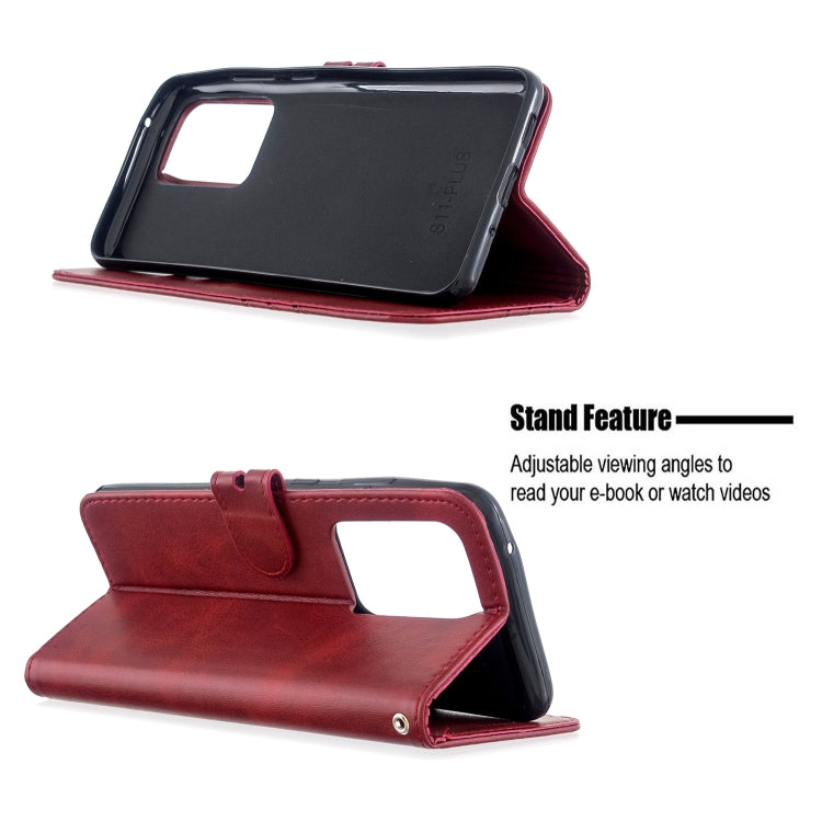 For Samsung Galaxy S21 Ultra 5G Stitching Style 2-Color Cow Texture Horizontal Flip PU Leather Case with Holder & Card Slot & Lanyard