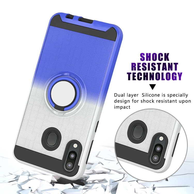 For Galaxy M20 2 In 1 PC + TPU Protective Case with 360 Degrees Rotate Ring Holder