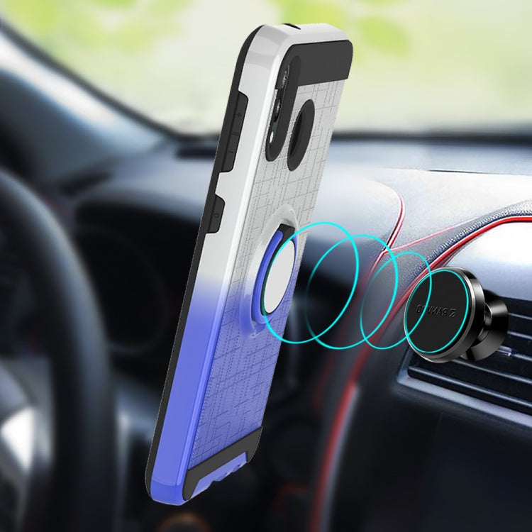 For Galaxy M20 2 In 1 PC + TPU Protective Case with 360 Degrees Rotate Ring Holder
