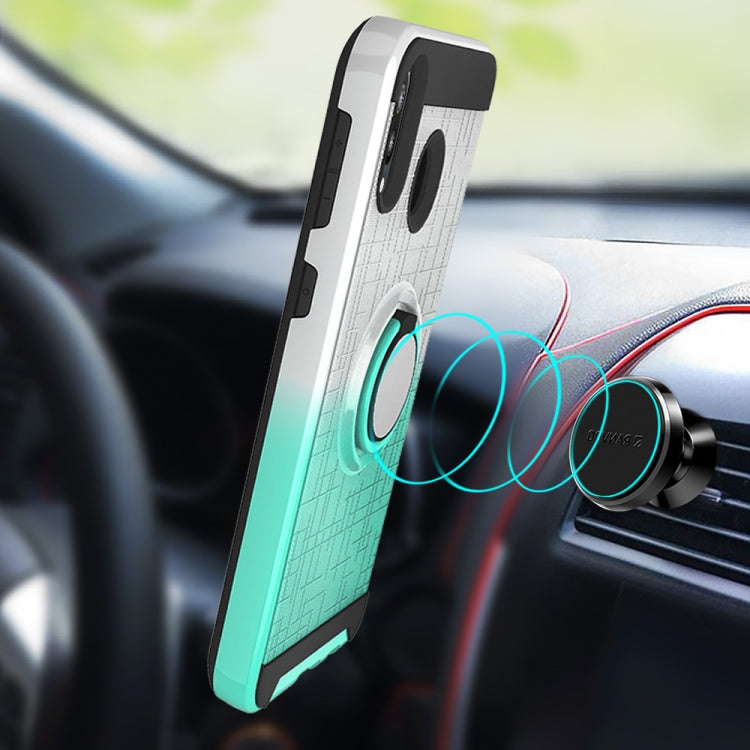 For Galaxy M20 2 In 1 PC + TPU Protective Case with 360 Degrees Rotate Ring Holder