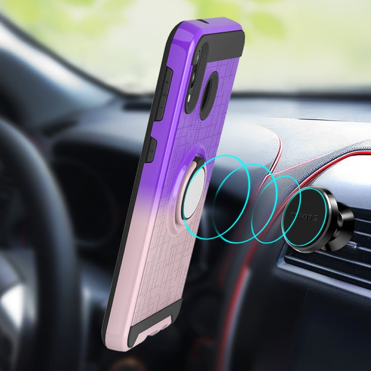 For Galaxy M20 2 In 1 PC + TPU Protective Case with 360 Degrees Rotate Ring Holder