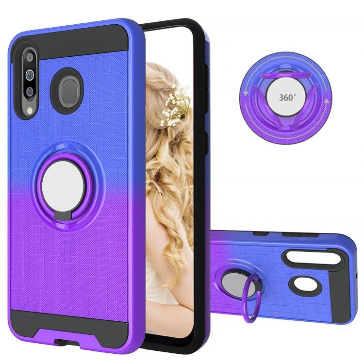 For Galaxy M30 / A40s 2 In 1 PC + TPU Protective Case with 360 Degrees Rotate Ring Holder