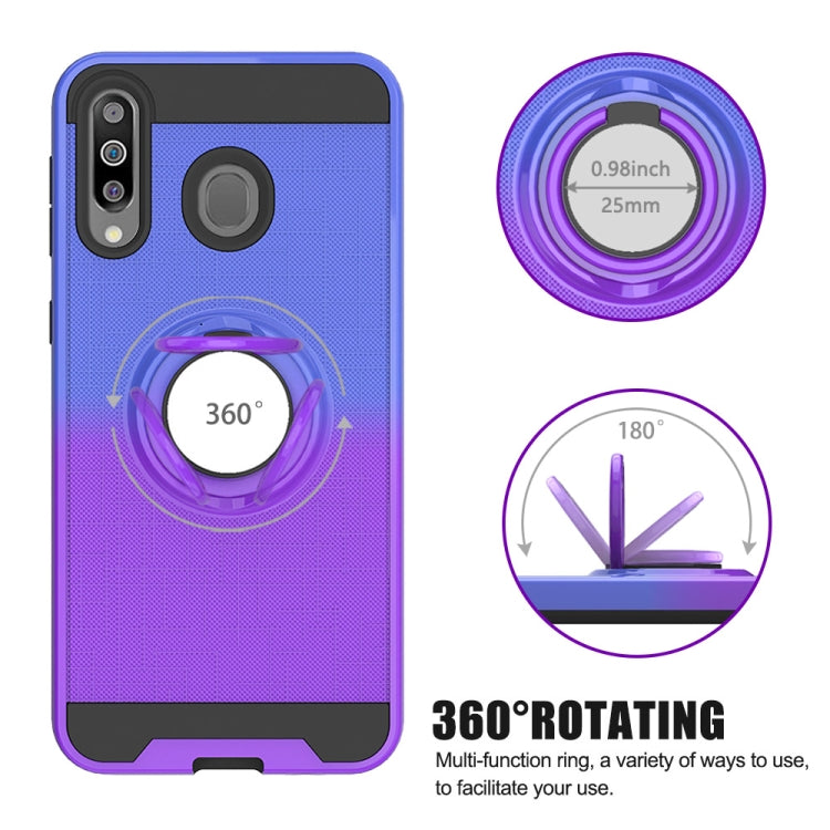 For Galaxy M30 / A40s 2 In 1 PC + TPU Protective Case with 360 Degrees Rotate Ring Holder