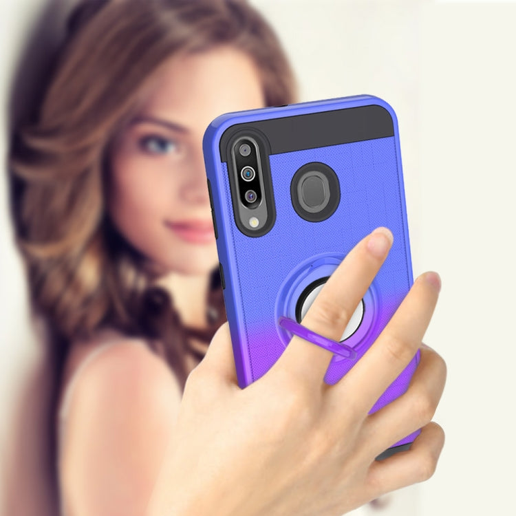 For Galaxy M30 / A40s 2 In 1 PC + TPU Protective Case with 360 Degrees Rotate Ring Holder