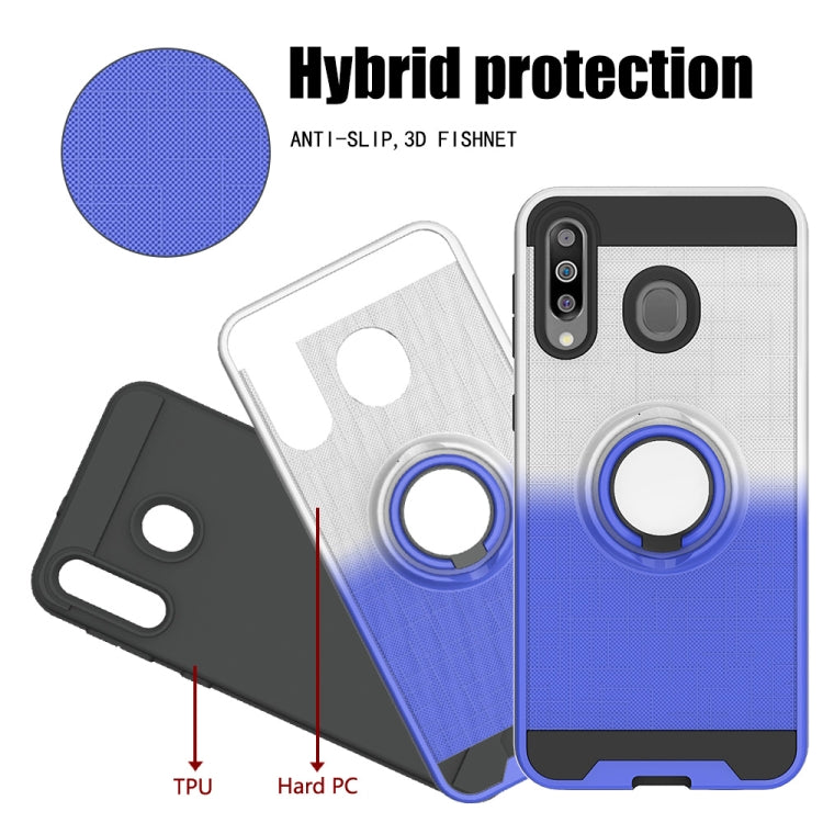 For Galaxy M30 / A40s 2 In 1 PC + TPU Protective Case with 360 Degrees Rotate Ring Holder