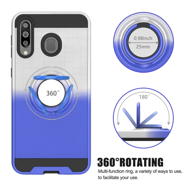 For Galaxy M30 / A40s 2 In 1 PC + TPU Protective Case with 360 Degrees Rotate Ring Holder