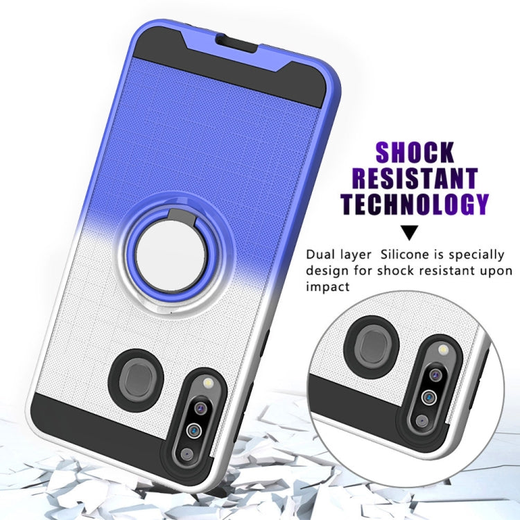 For Galaxy M30 / A40s 2 In 1 PC + TPU Protective Case with 360 Degrees Rotate Ring Holder