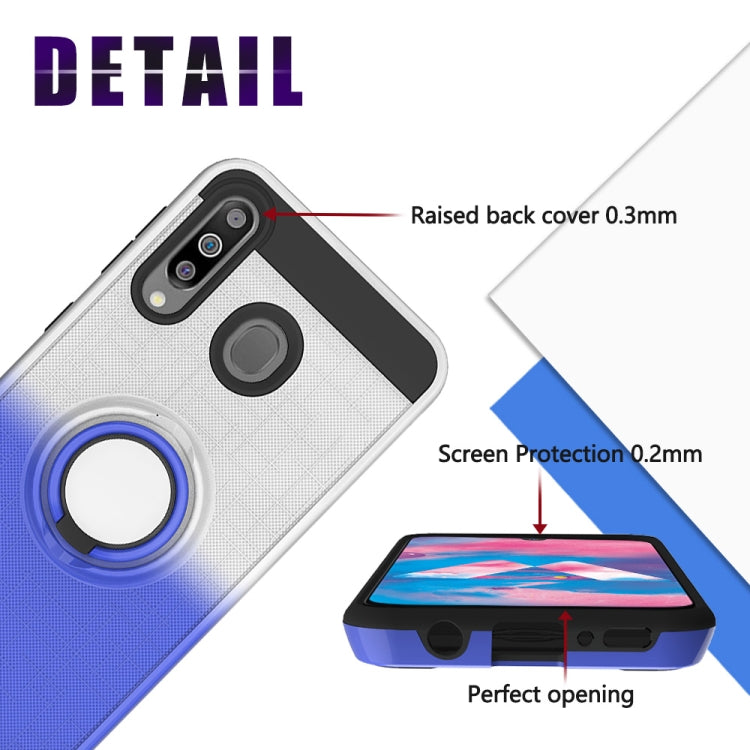 For Galaxy M30 / A40s 2 In 1 PC + TPU Protective Case with 360 Degrees Rotate Ring Holder