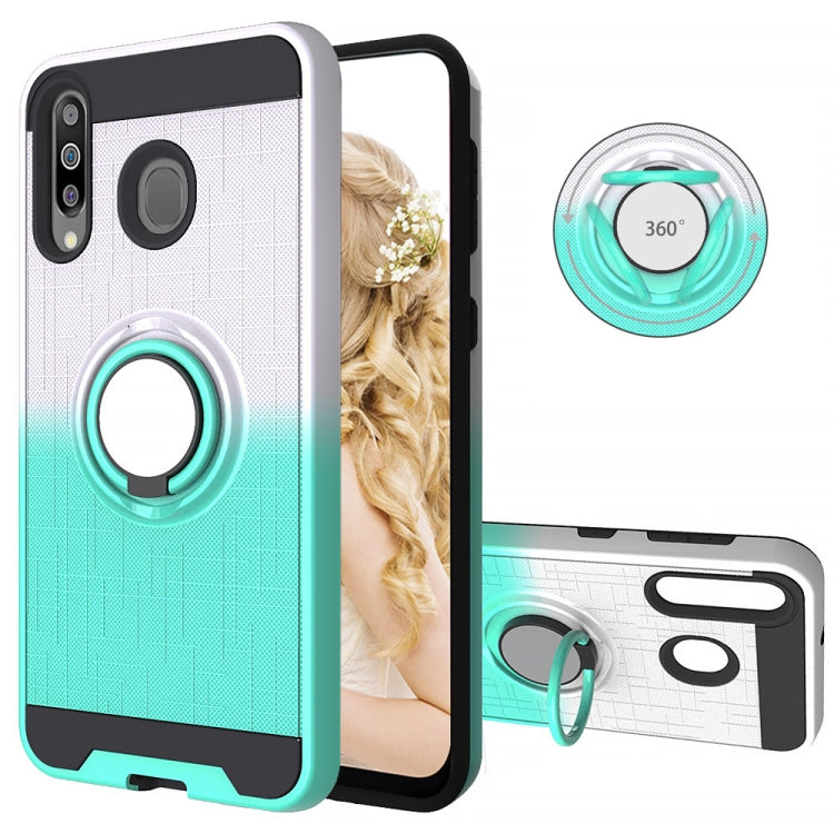 For Galaxy M30 / A40s 2 In 1 PC + TPU Protective Case with 360 Degrees Rotate Ring Holder