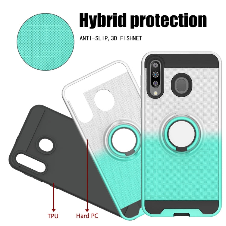 For Galaxy M30 / A40s 2 In 1 PC + TPU Protective Case with 360 Degrees Rotate Ring Holder