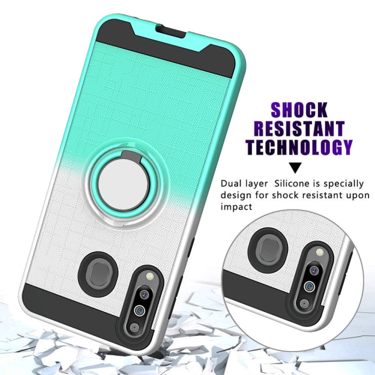 For Galaxy M30 / A40s 2 In 1 PC + TPU Protective Case with 360 Degrees Rotate Ring Holder