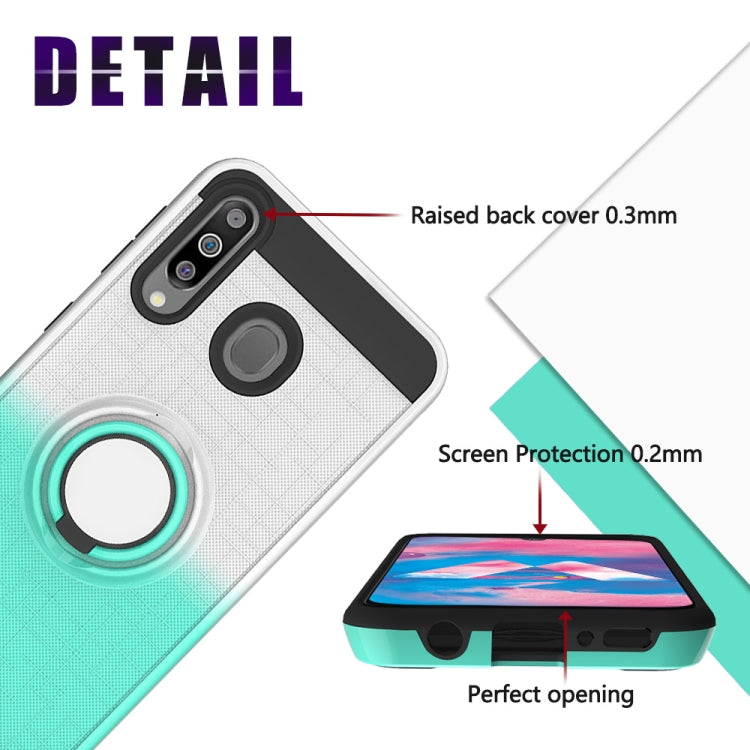 For Galaxy M30 / A40s 2 In 1 PC + TPU Protective Case with 360 Degrees Rotate Ring Holder