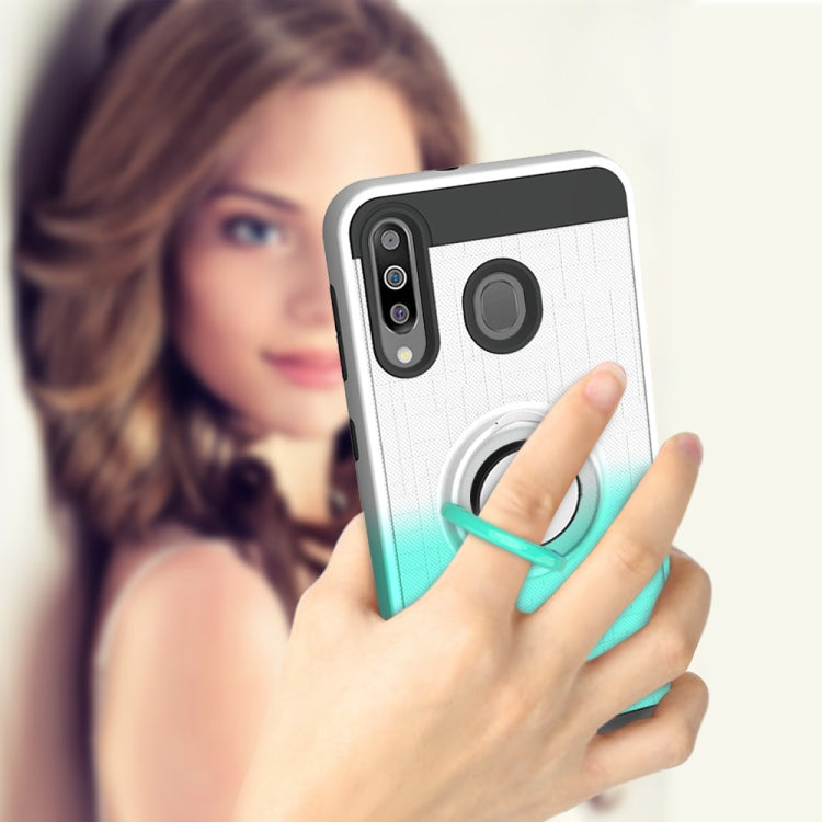 For Galaxy M30 / A40s 2 In 1 PC + TPU Protective Case with 360 Degrees Rotate Ring Holder