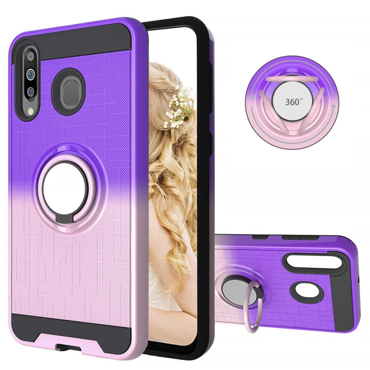 For Galaxy M30 / A40s 2 In 1 PC + TPU Protective Case with 360 Degrees Rotate Ring Holder