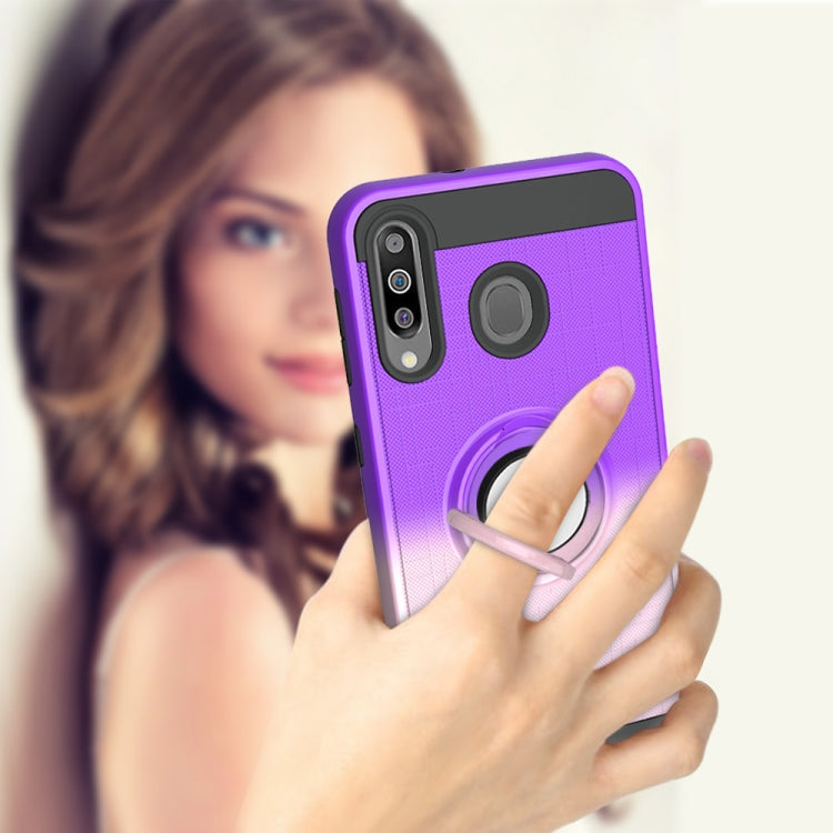 For Galaxy M30 / A40s 2 In 1 PC + TPU Protective Case with 360 Degrees Rotate Ring Holder