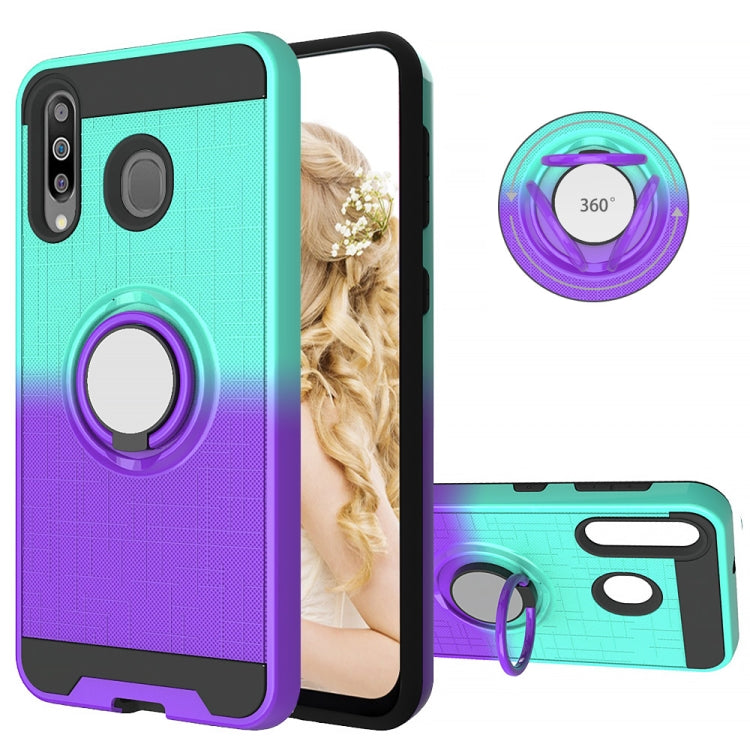For Galaxy M30 / A40s 2 In 1 PC + TPU Protective Case with 360 Degrees Rotate Ring Holder