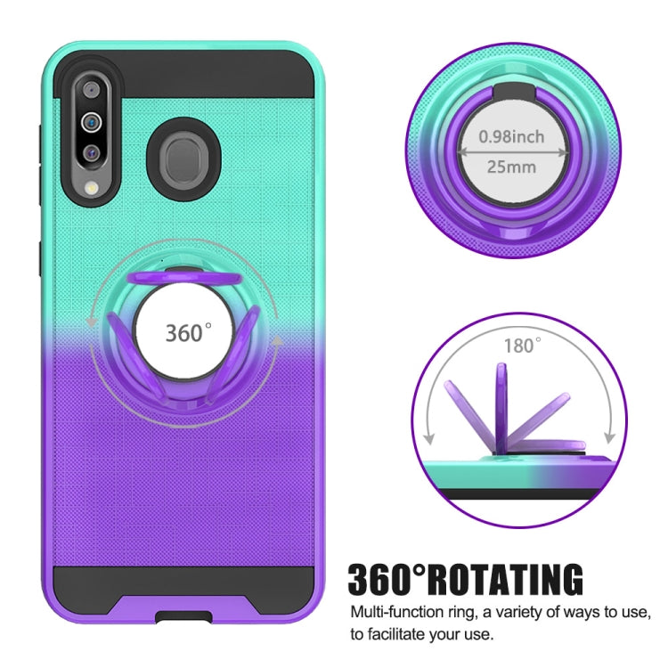 For Galaxy M30 / A40s 2 In 1 PC + TPU Protective Case with 360 Degrees Rotate Ring Holder