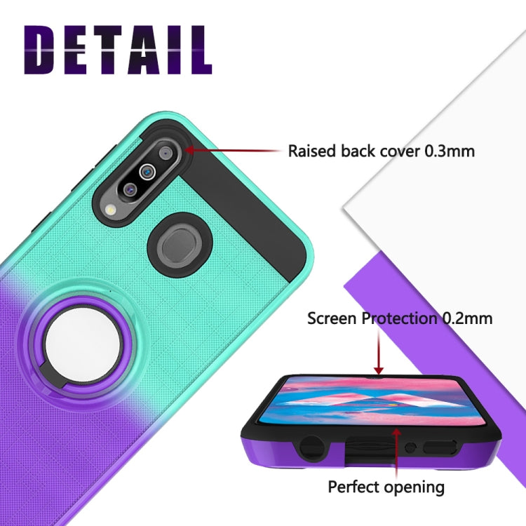 For Galaxy M30 / A40s 2 In 1 PC + TPU Protective Case with 360 Degrees Rotate Ring Holder