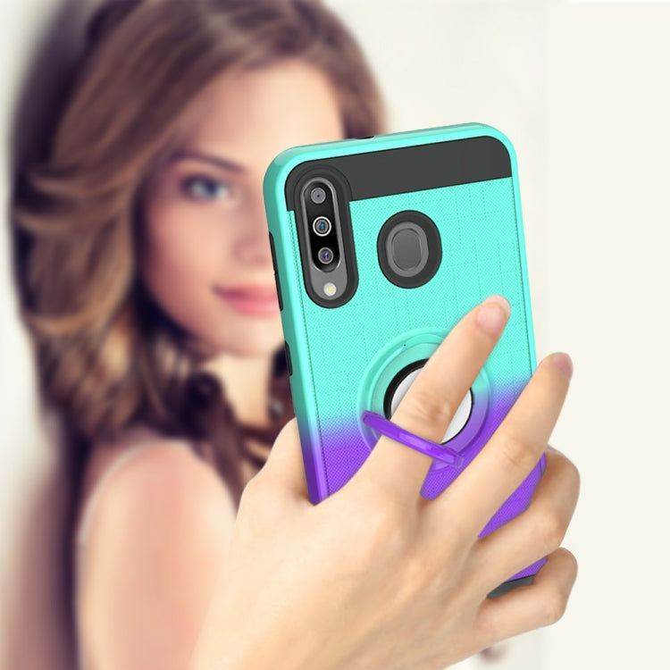 For Galaxy M30 / A40s 2 In 1 PC + TPU Protective Case with 360 Degrees Rotate Ring Holder