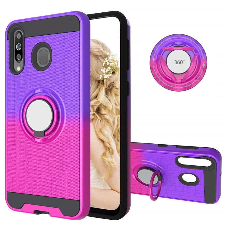 For Galaxy M30 / A40s 2 In 1 PC + TPU Protective Case with 360 Degrees Rotate Ring Holder