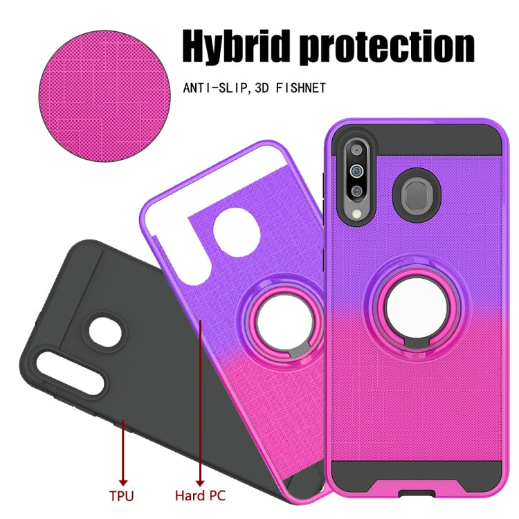 For Galaxy M30 / A40s 2 In 1 PC + TPU Protective Case with 360 Degrees Rotate Ring Holder