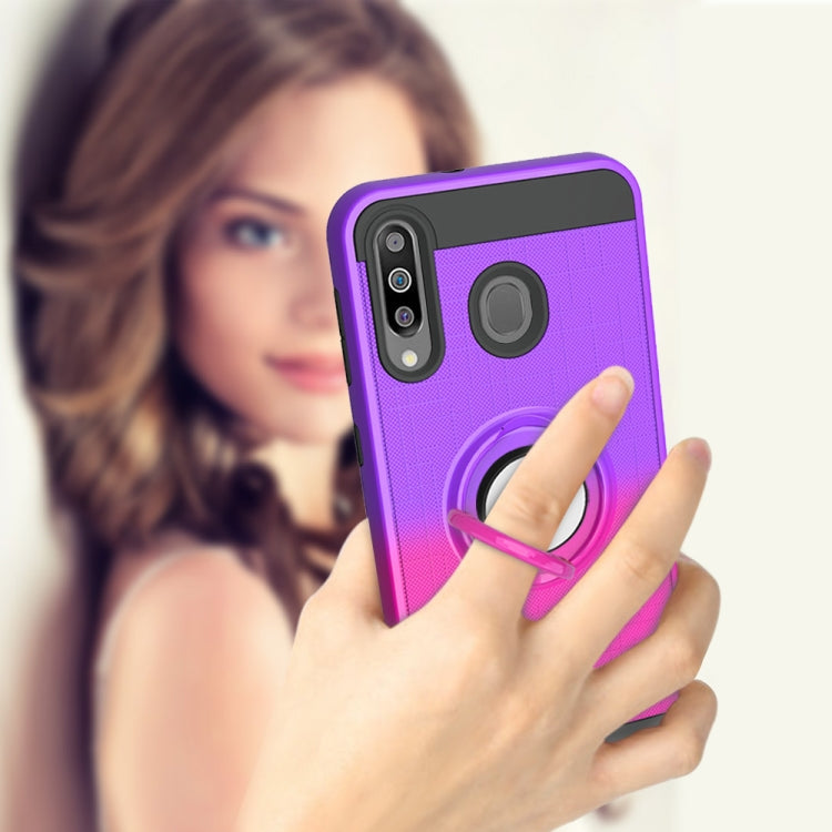 For Galaxy M30 / A40s 2 In 1 PC + TPU Protective Case with 360 Degrees Rotate Ring Holder