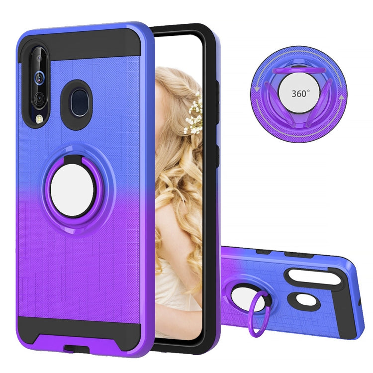 For Galaxy M40 / A60 2 In 1 PC + TPU Protective Case with 360 Degrees Rotate Ring Holder