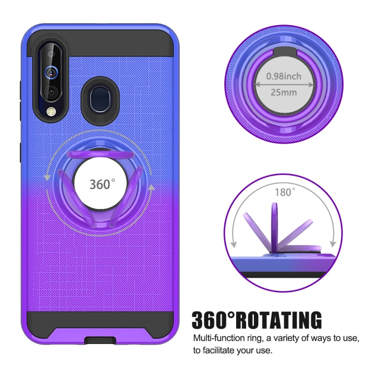 For Galaxy M40 / A60 2 In 1 PC + TPU Protective Case with 360 Degrees Rotate Ring Holder