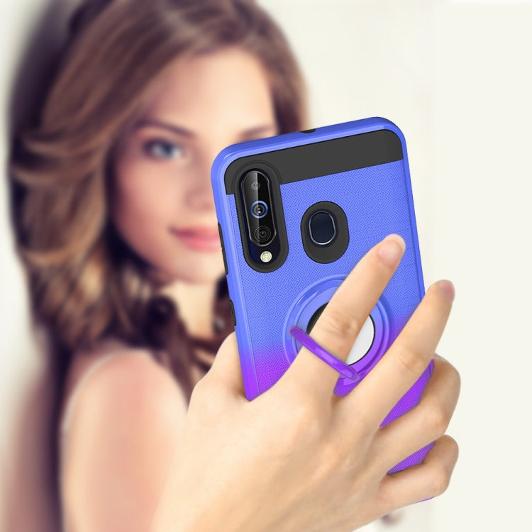For Galaxy M40 / A60 2 In 1 PC + TPU Protective Case with 360 Degrees Rotate Ring Holder