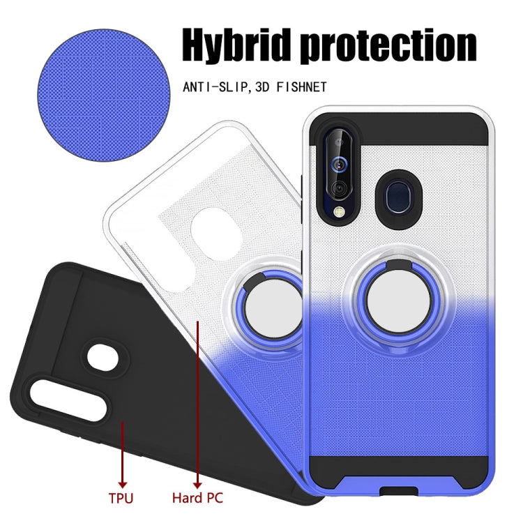 For Galaxy M40 / A60 2 In 1 PC + TPU Protective Case with 360 Degrees Rotate Ring Holder